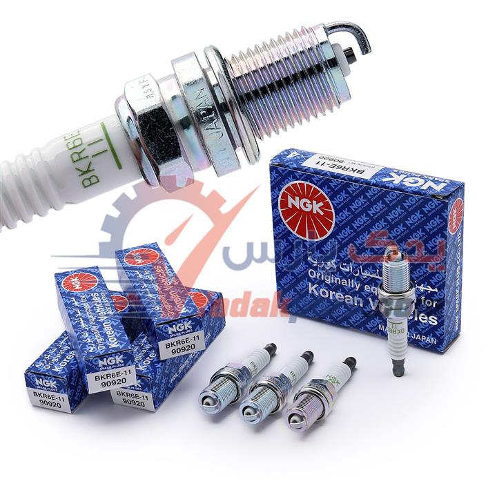 شمع پایه کوتاه نیکل کد سرد E فیلر۱۱ ان جی کا NGK (بسته۴عددی) NGK Spark Plug BKR6E-11 90920 JAPAN